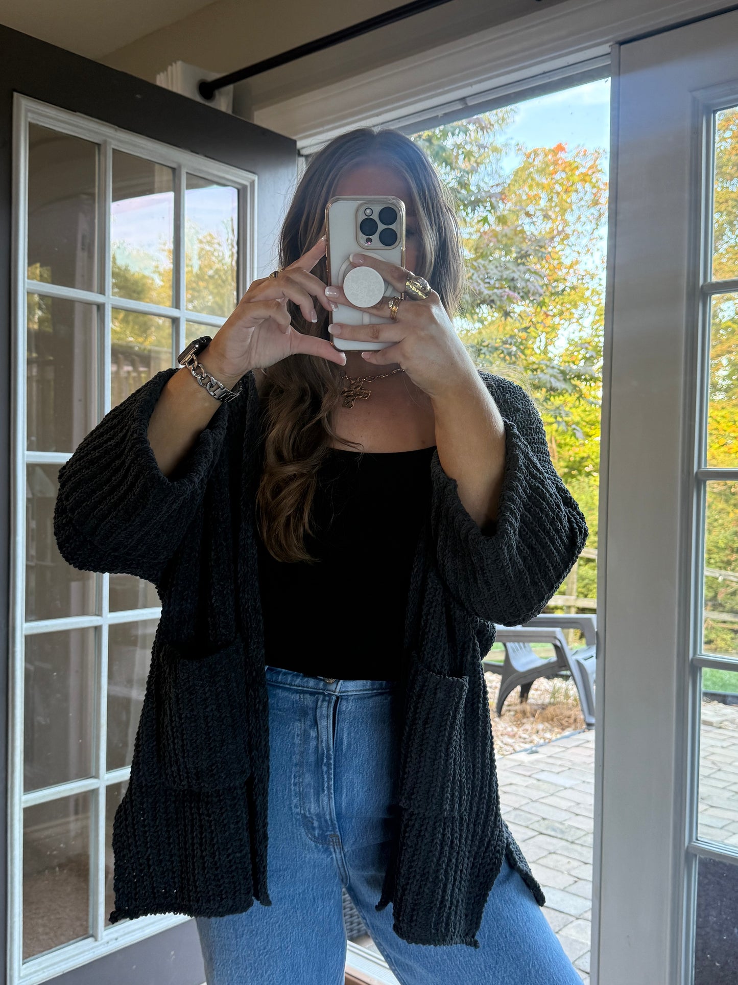 Blakely Cardigan | Charcoal