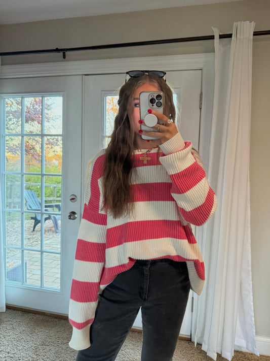 The Best Time Sweater | Pink