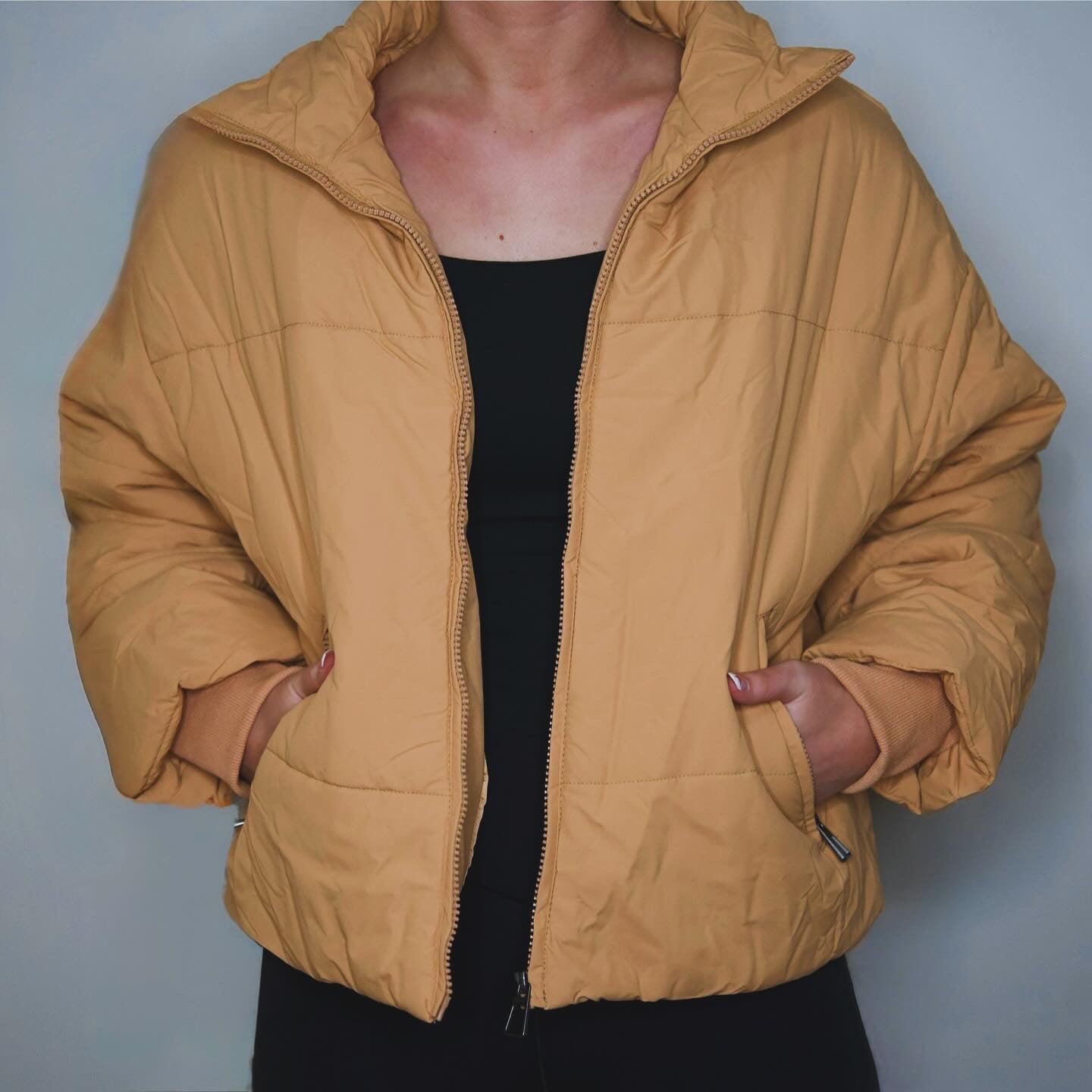 Sherbet Puffer Jacket