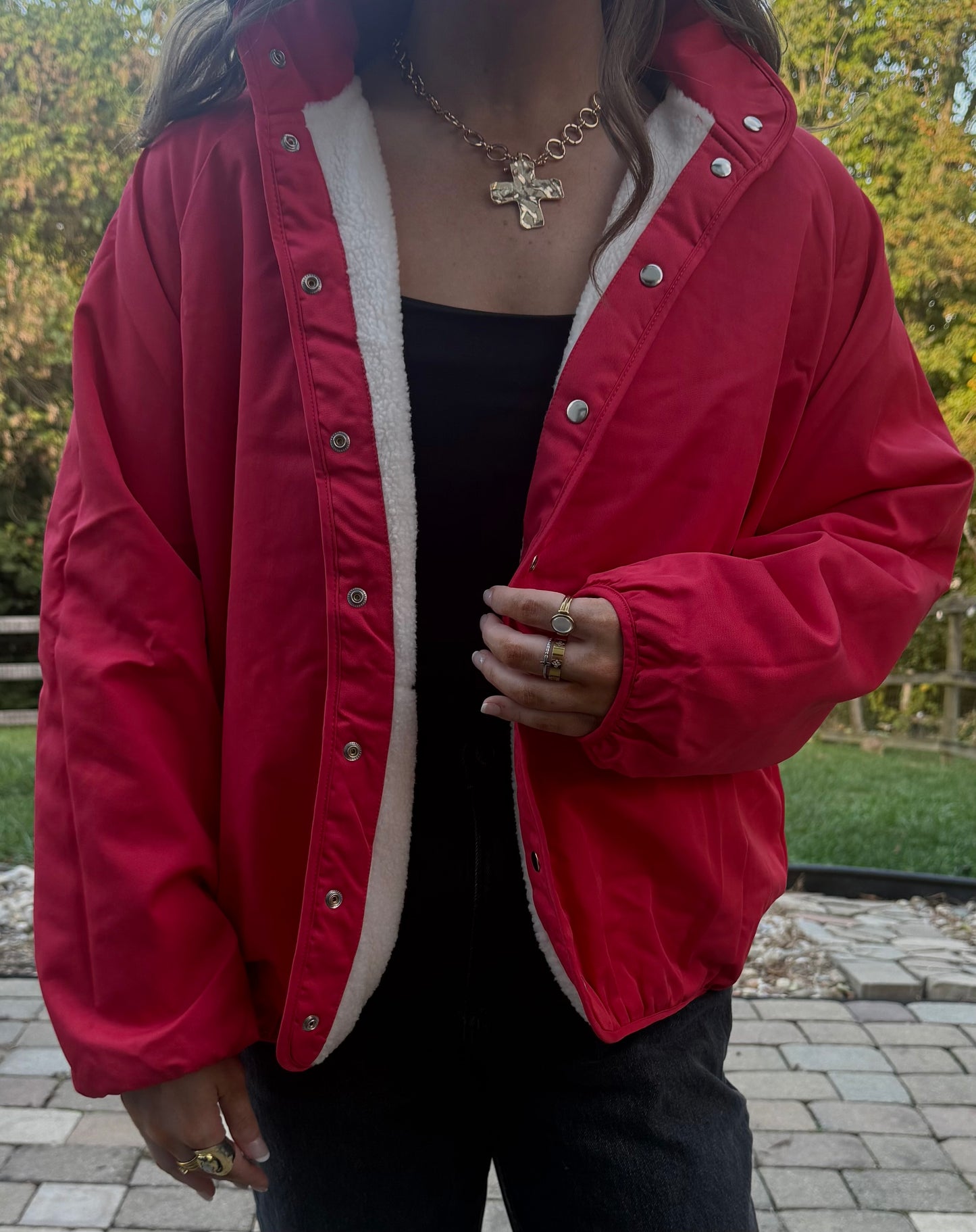 REVERSIBLE Sherry Sherpa Jacket