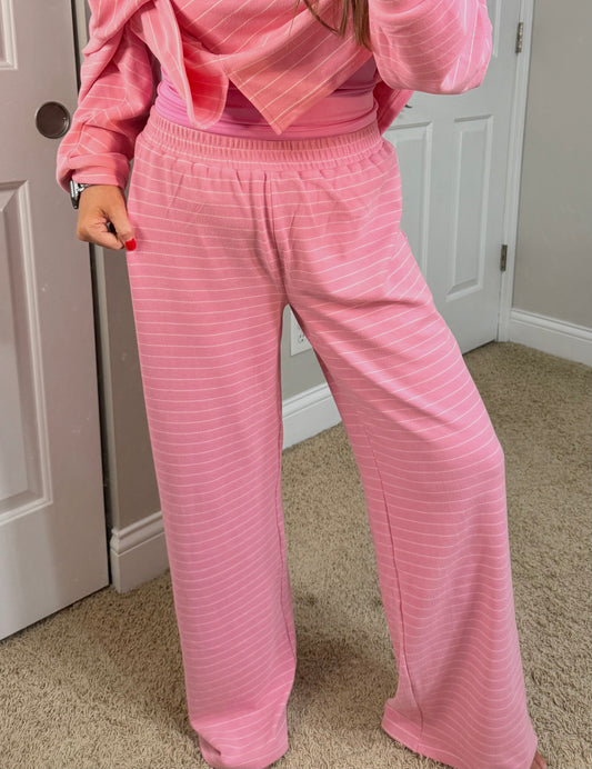 Vivienne Pink Striped Pants