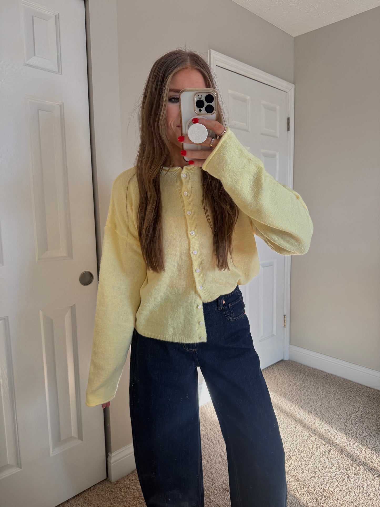 *LAST ONE* Meredith Cardigan Top | Butter