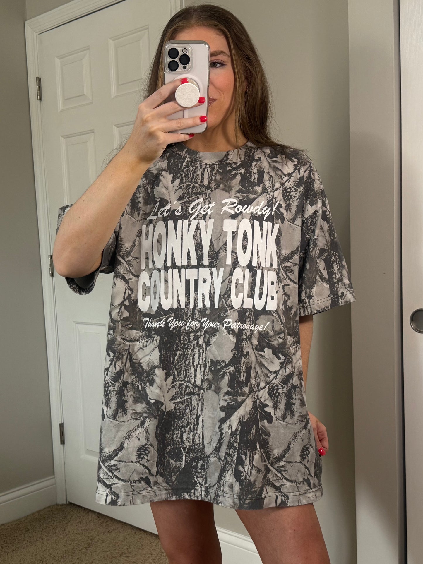 Honky Tonk Country Club Oversized Tee