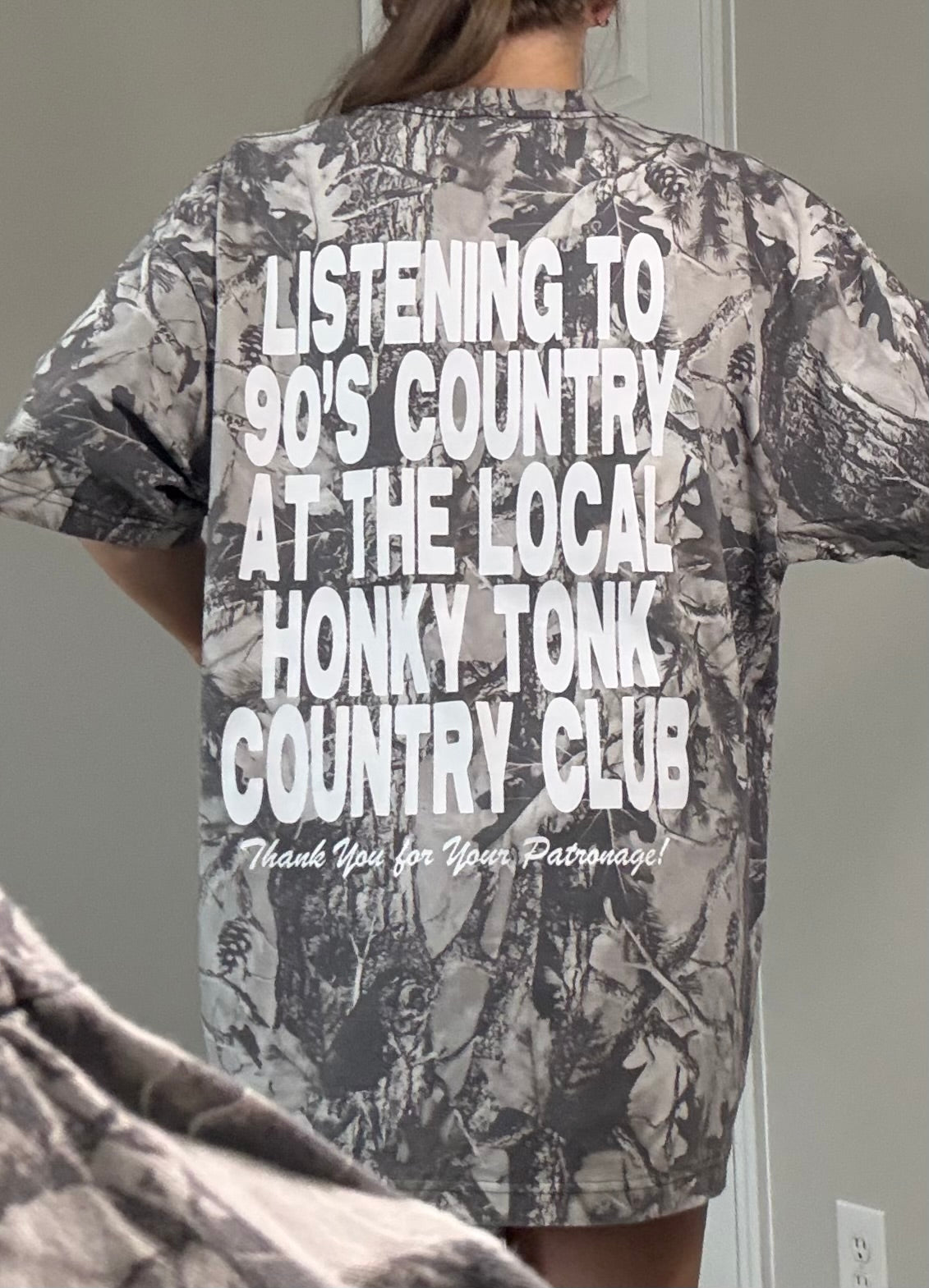 Honky Tonk Country Club Oversized Tee