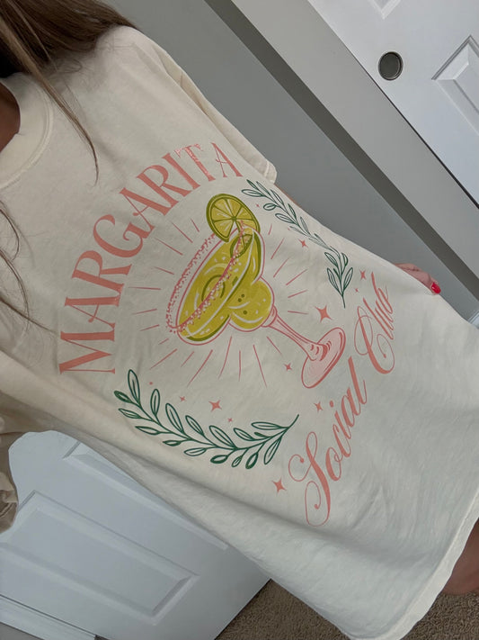 ‘Margarita Social Club’ Graphic Tee | Ivory