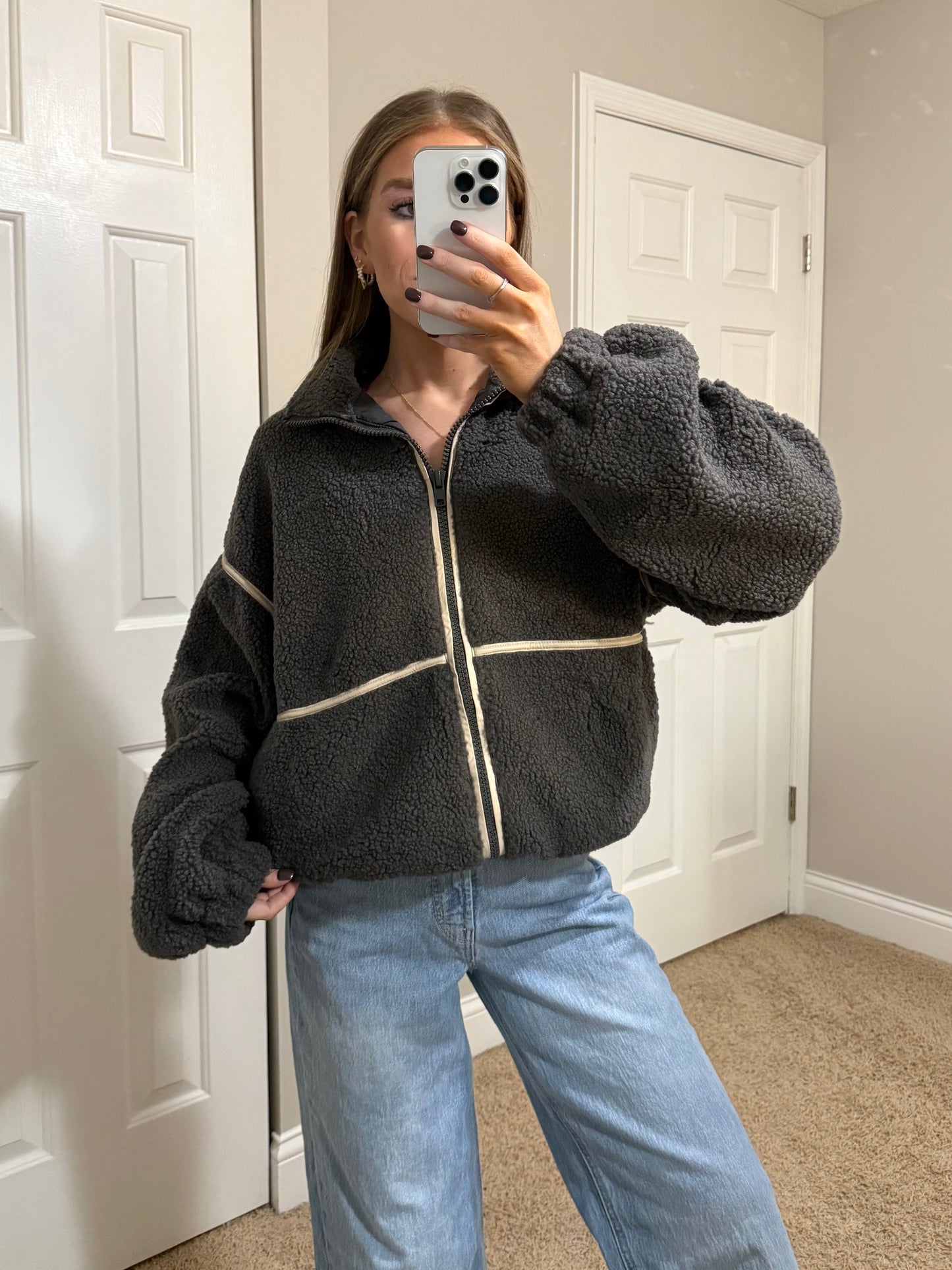 Jade Sherpa Jacket