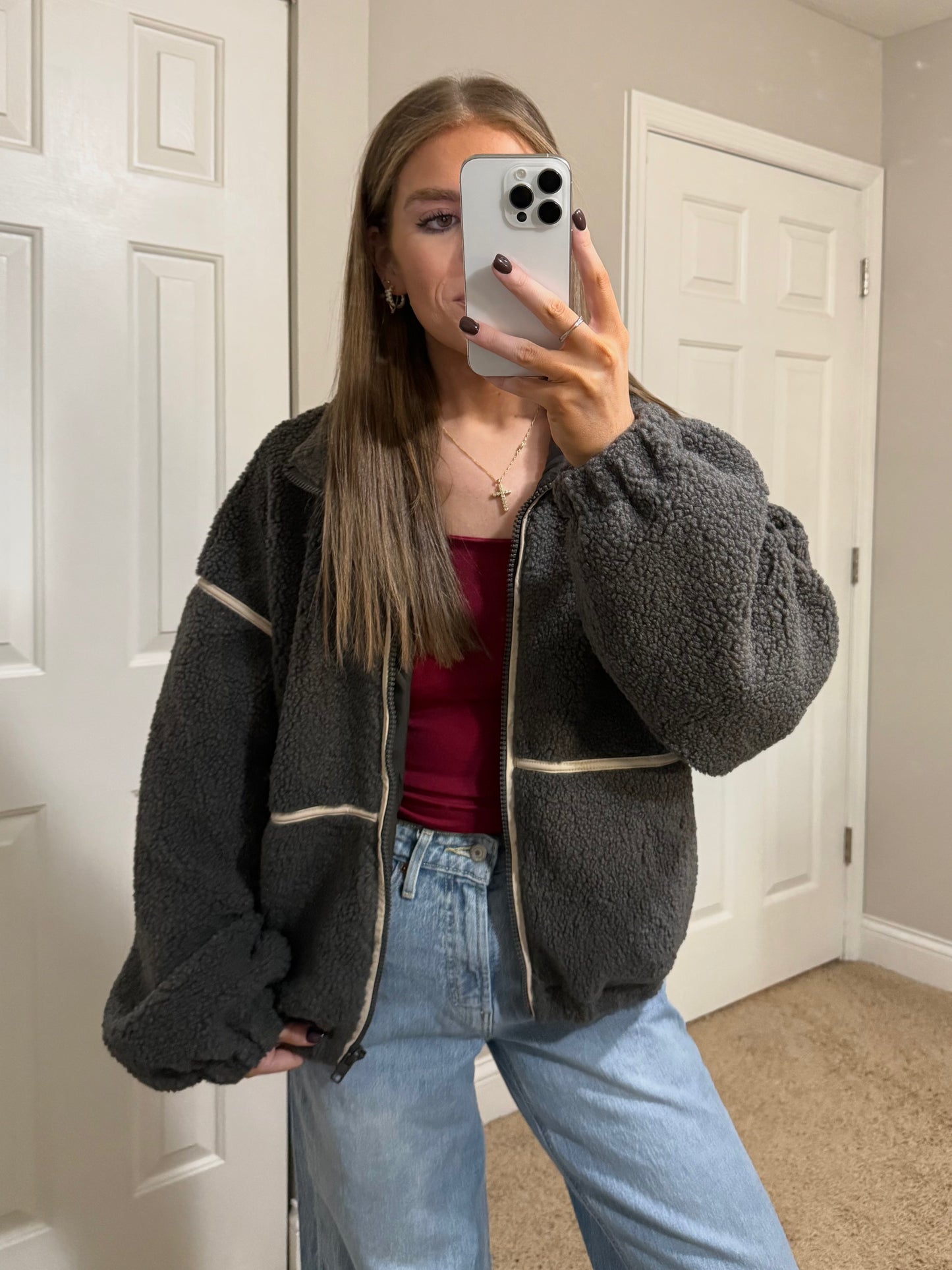 Jade Sherpa Jacket