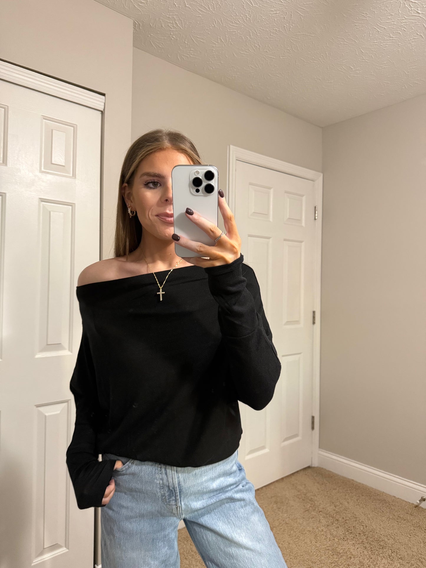 Dallas Dolman Boat Neck Top