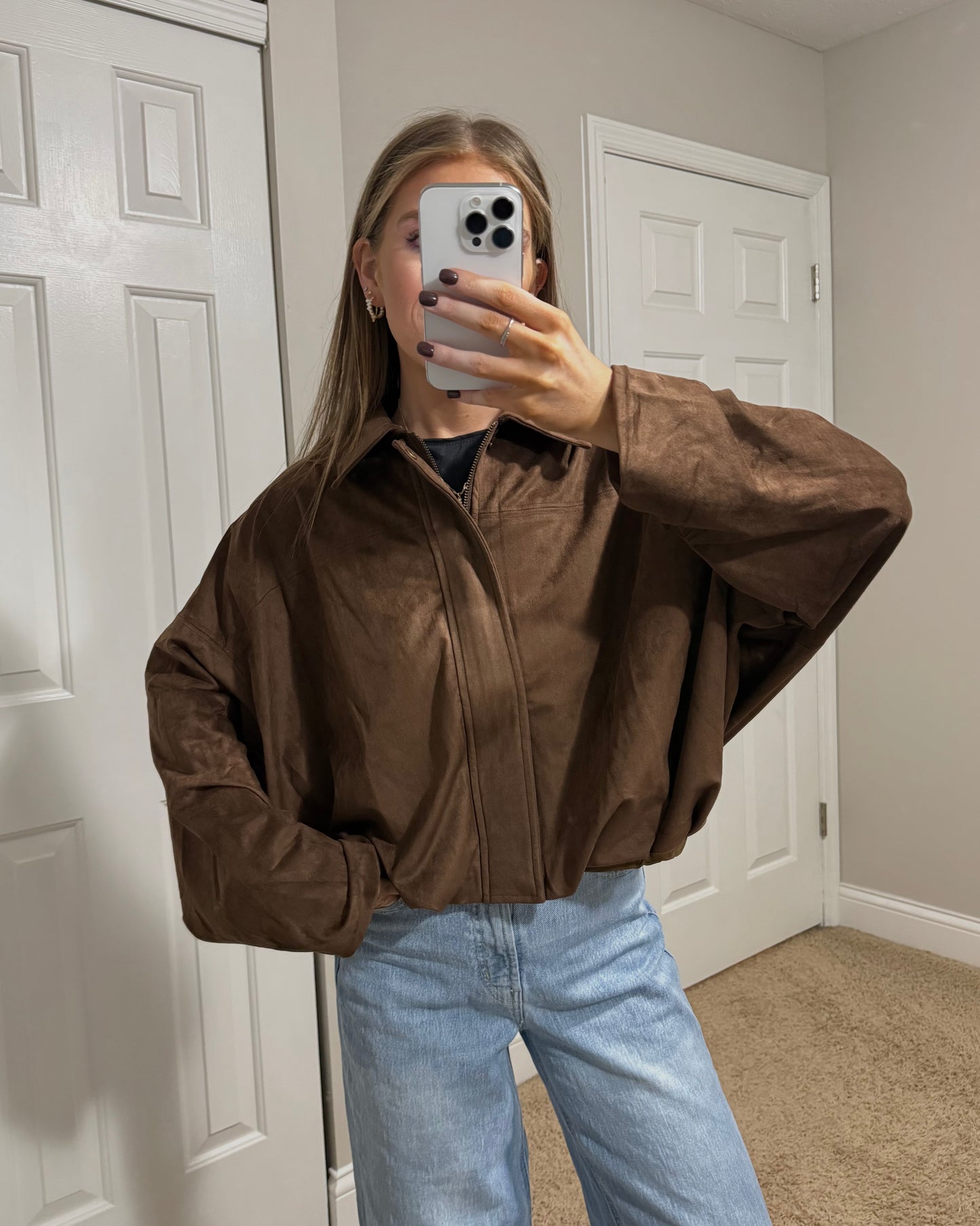 Forever Fall Suede Jacket