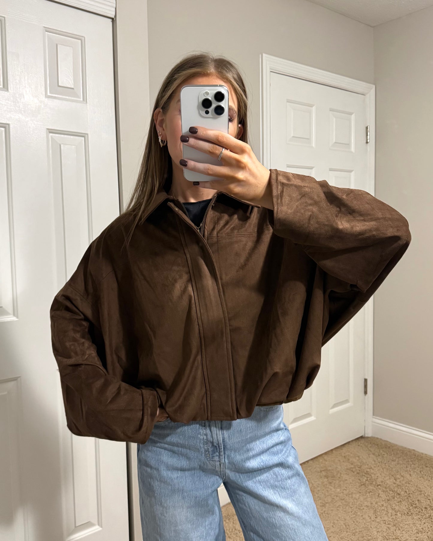 Forever Fall Suede Jacket