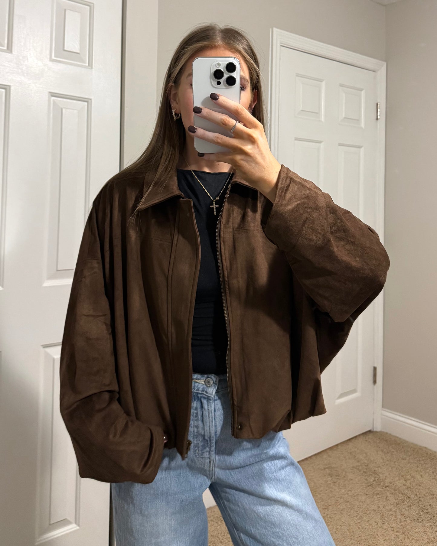 Forever Fall Suede Jacket