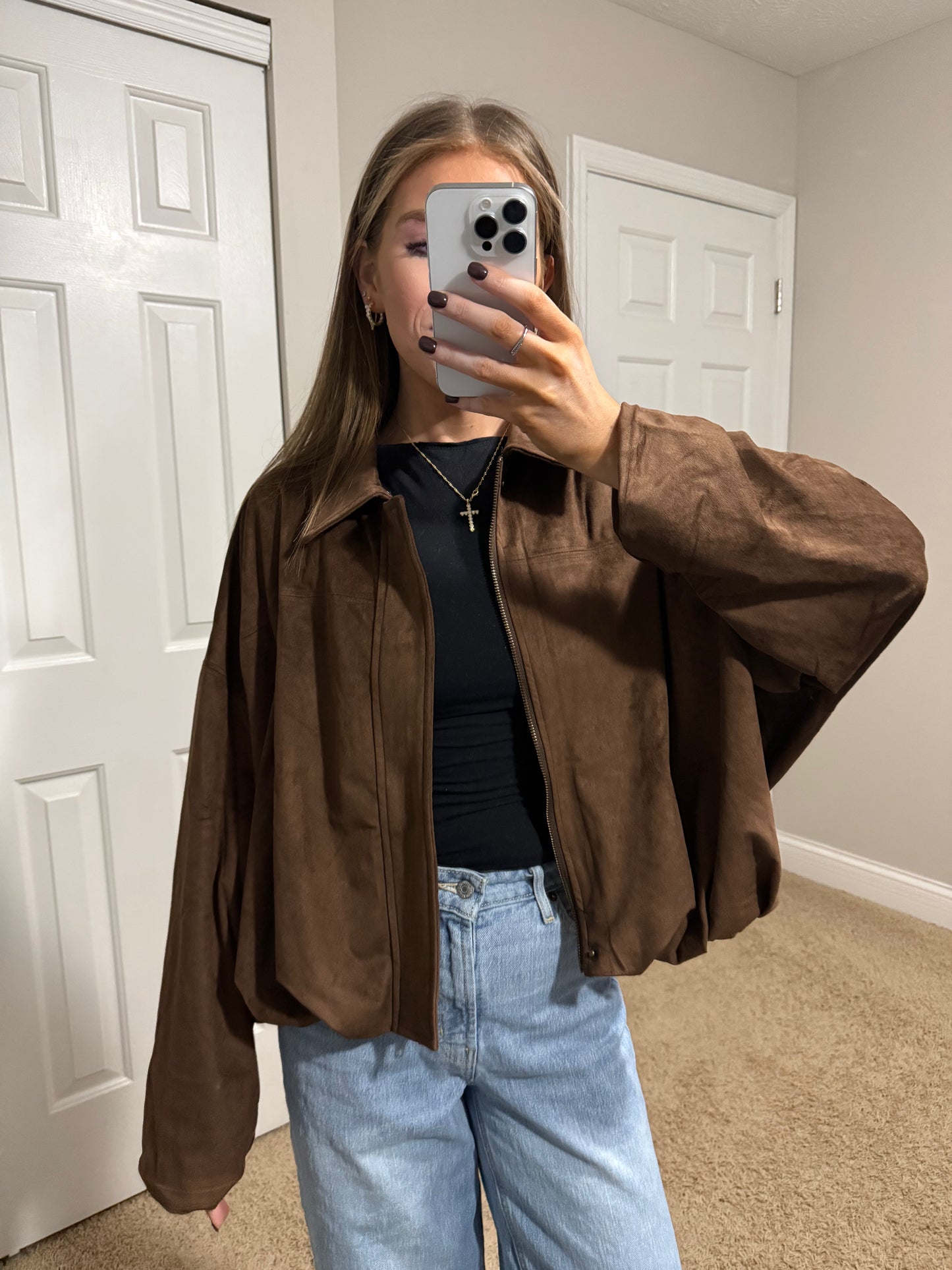 Forever Fall Suede Jacket