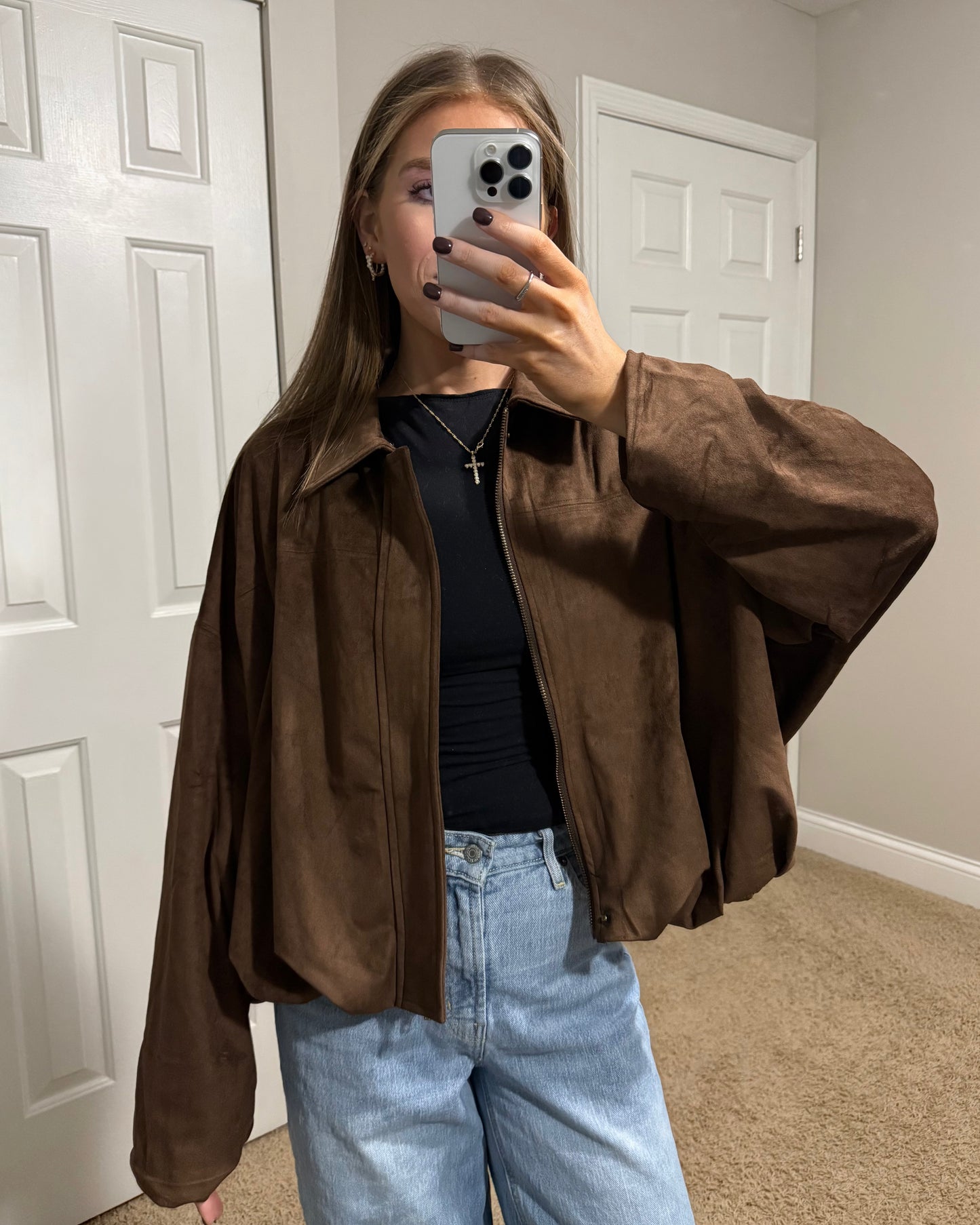 Forever Fall Suede Jacket